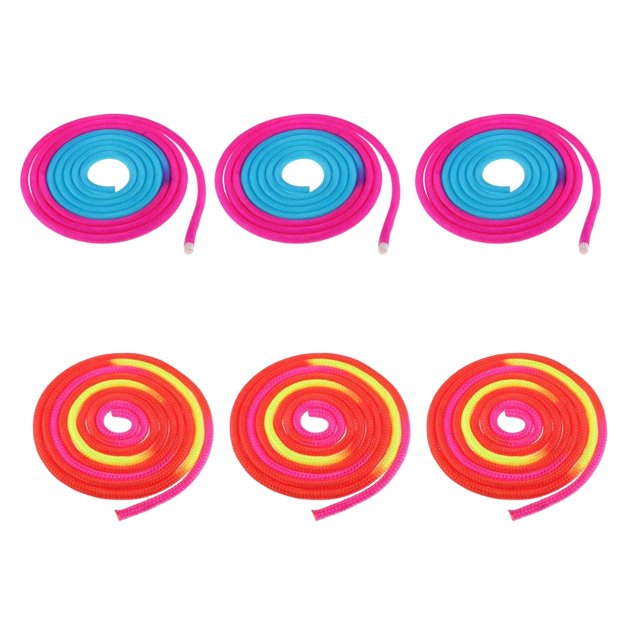 Rainbow Color Artístico Gimnasia Cuerda Ejercicio Fitness Cuerda +Color Del Arco Iris Cuerda De Gimnasia Artística Ejercicio Cuerda De Fitness Tipo 3 Sunnimix none