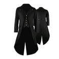 thumbnail image 3 of Chaqueta de disfraz GOLDSTITCH vintage negra para hombre, 3 of 6