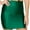 HUNTER GREEN, variant on Women Basic Bodycon Pencil Comfy Stretchy Hight Waist Mini Skirt Made in USA
