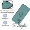 thumbnail image 5 of Compatible with Samsung A51 Case Silicone Cute Shockproof Anti-Scratch Samsung Galaxy A51 Phone Case with Ring Kickstand Full Body Protection Cases for Women (Dark Green), 5 of 14