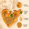 thumbnail image 3 of Acrylic Christmas Heart Hanging Ornament, Sea Glass Art Friendship Keepsake, Decorative Tree Sign for Friend, Gratitude Birthday Gift for Sister, Colorful Window Suncatcher Accent, A, 3 of 6
