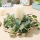 thumbnail image 4 of FELTECHELECTR 2 coronas nórdicas de Pascua para el hogar, decoración de velas decorativas, suministros de Pascua, 4 of 5