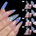 thumbnail image 3 of Puntas postizas para extensión de uñas, molde para manicura francesa de construcción rápida, almohadillas de silicona suaves, 12 piezas, 3 of 4