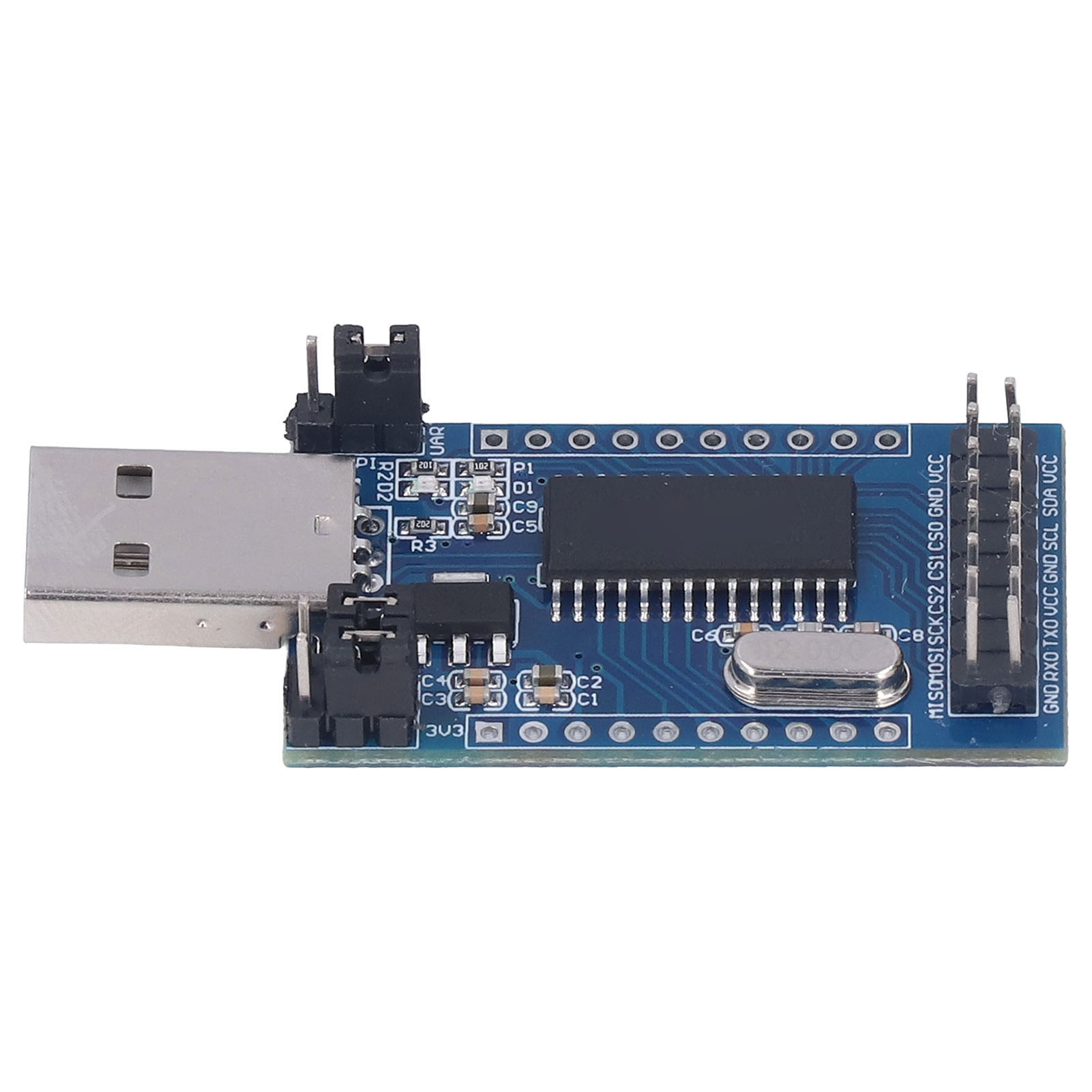 USB Serial Port Adapter, 3.3V 5V Transmission USB Port Converter Module ...