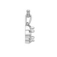 thumbnail image 5 of Araiya Sterling Silver Round Diamond Cluster Pendant Necklace (1/2 cttw, I-J Color, I2-I3 Clarity), 18", 5 of 5