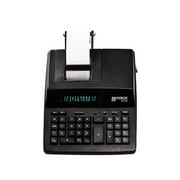 (1) Genuine Monroe 6120X 12-Digit Print/Display Business Medium-Duty Calculator in Black