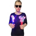 thumbnail image 4 of LED Light-Up Butterfly Magic Wands - 2 Pack (1 Red and 1 Blue) (10") Batteries Included. Spin Toy for Boys, Girls, Kids, Toddlers., 4 of 7