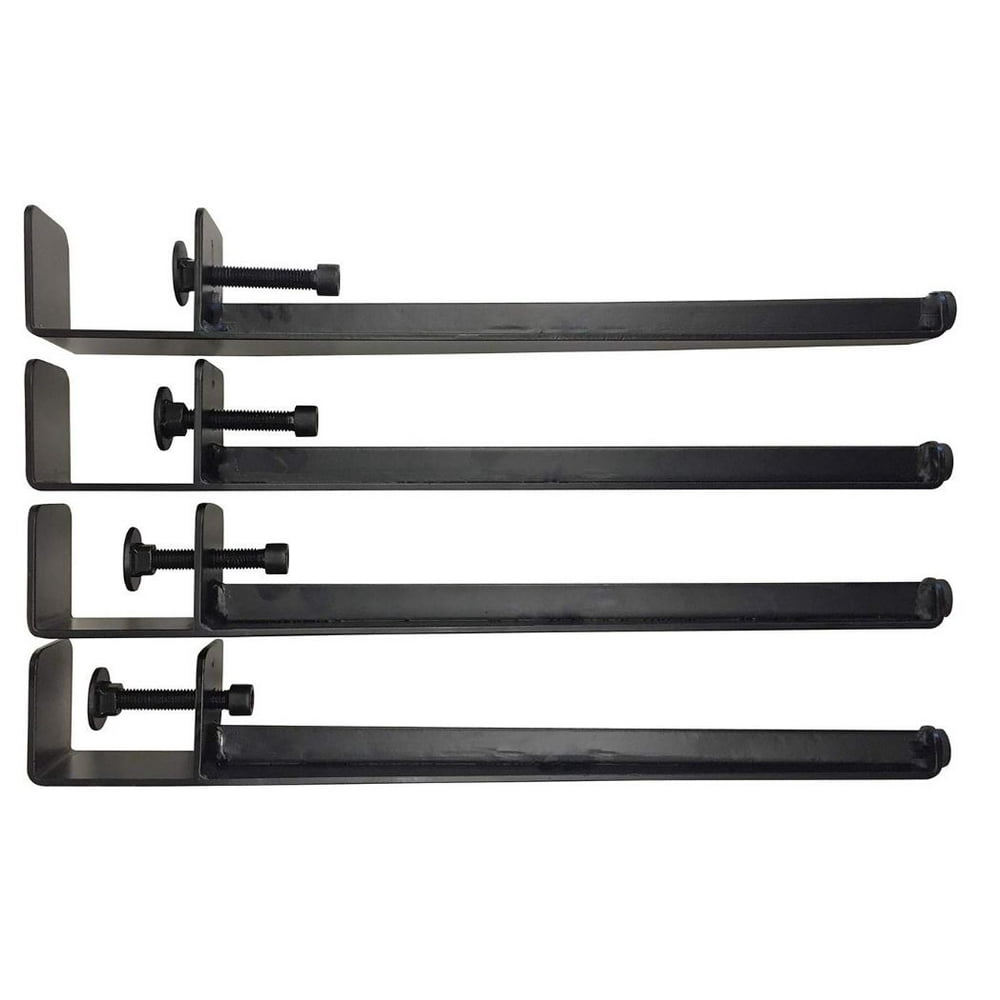 Shepherd Hardware 8130E 161/4" Adjustable Fit Table Clamp Legs Black