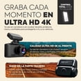 thumbnail image 3 of Mastery Brand DashCam WiFi Dual 4K/1080P para Auto – Cámara Delantera y Trasera con GPS, Visión Nocturna, Monitor de Estacionamiento 24/7 y Control Desde App, 3 of 7