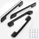 thumbnail image 1 of [4 piezas] Manija para muebles de cocina de 160 mm, manijas para gabinetes de acero inoxidable negro, manija para muebles negro mate, manija para barandilla, 1 of 5
