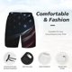 thumbnail image 3 of Balery American Flag Waving Print Bañador para hombre, shorts de playa de secado rápido con entrepierna y forro de compresión-XX-Large, 3 of 6