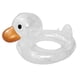 thumbnail image 2 of Cartoon Baby Swimming Ring Transparent Inflatable Duck Shaped Water Swimming Seat for Pool Summer Kids New, 2 of 3