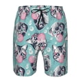 thumbnail image 4 of Naloa Bubble Cat Cute Men's Beach Shorts, Surfing shorts, Swim trunks, Quick Dry Swim Trunks for Surfing Beach Fun - Medium, 4 of 9