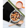 thumbnail image 3 of Sage Green Black Kitchen Dish Towels for Drying Dishes Set of 4, Farmhouse Striped Modern Abstract Art Waffle Weave Microfiber Hand Tea Bathroom Towels Quick Dry & Absorbent Towel 12x12, 3 of 7