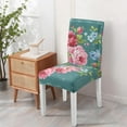 thumbnail image 6 of Chair Covers for Dining Room Chairs Stretch Printed Dining Chair Cover Set Of 4,Washable Elastic Pioneer Colorful Floral Kitchen Chair Slipcovers, Removable Seat Protector for Home or Party, 6 of 8