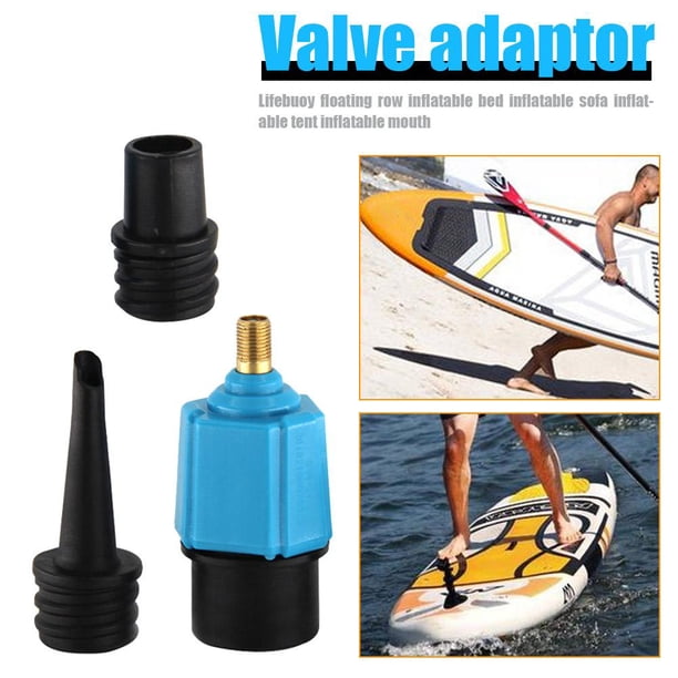 Convertidor de bomba de válvula de aire adaptador de válvula de barco de cama inflable multifuncional