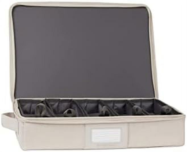 Keepsakes ZipTop Storage Box With Trays Heavy Duty Polyester