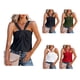 thumbnail image 5 of Top con tirantes,Camiseta sin mangas con tirantes para mujer Camiseta sin mangas para mujer Chaleco de color sólido Máxima comodidad, 5 of 7