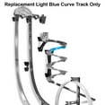 thumbnail image 2 of Replacement Part for Hot-Wheels Track Builder Vertical Launch Kit Playset - GGH70 ~ Replacement Light Blue Curve Track Piece, 2 of 5