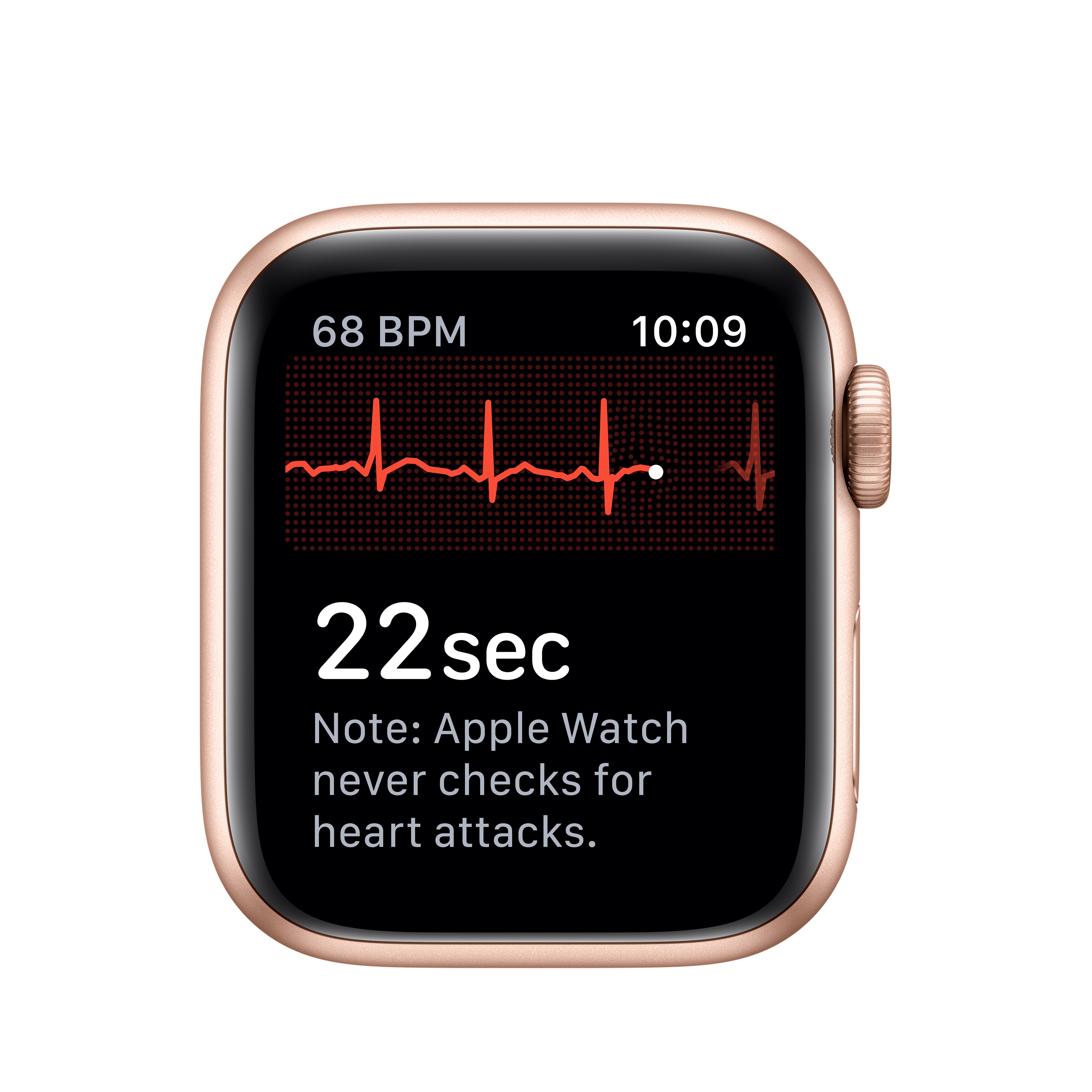 Apple Watch Series 5 GPS, 40mm Gold Aluminum Case with Pink Sand Sport Band - S/M & M/L - image 5 of 6