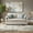 Fog Beige, variant on Roundhill Furniture Wilson Contemporary Upholstered Loveseat, Coast Blue