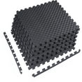 thumbnail image 2 of BalanceFrom 1" EXTRA Thick Puzzle Exercise Mat with EVA Foam Interlocking Tiles for MMA, Exercise, Gymnastics and Home Gym Protective Flooring, 24 Square Feet, 2 of 4