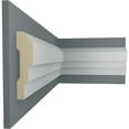 thumbnail image 5 of Ekena Millwork 4"H x 1"P x 94 1/2"L Blackthorne Chair Rail (2-Pack), 5 of 6