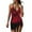 Red, variant on Two Piece Swimdress Swimsuits for Women with Swim Bottom Tummy Control Swim Dresses Skirt Sling V Neck Wrap Bathing Suit Swim Dress and Briefs 2 Piece Swimsuits for Women Swimwear