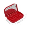 thumbnail image 4 of Miangastore Étui à Cils Rouge Plastique Lot de 1 4.3x2.8in, 4 of 9