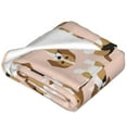 thumbnail image 4 of Bingfone Beagle Dog On Brown Print Flannel Fleece Blanket Throw Blanket For Bed,Sofa,Couch,Travel,Camping(40"X30"), 4 of 9