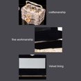 thumbnail image 3 of Vintage Jewelry Box, 3 Layers Small Enameled Trinket Storage Box, Rectangular Treasure Chest Box Case Jewelry Organizer Box, Decorative Jewelry Box Gift Box for Women Girls, 3 of 7