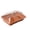 Bronze, variant on Rectangular Woven Bread Basket with Clear Lid for Kitchen Counter Storage, Woven Pastry Serving Tray