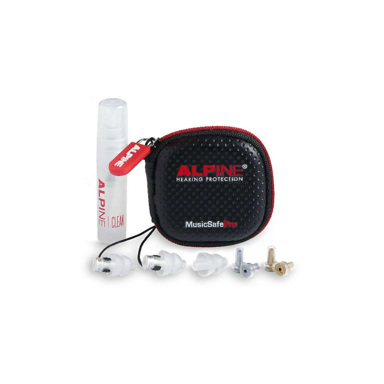 Alpine Hearing Protection MusicSafe Pro Earplugs (Transparent)