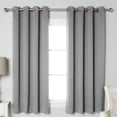 thumbnail image 3 of Best Home Fashion, Inc. Solid Blackout Thermal Grommet Curtain Panels (Set of 2), 3 of 7