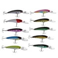 thumbnail image 1 of 10pcs Cebos de Pececillo Pesca Anzuelos Artificiales Duros Duradero Cuerpo de Plástico ABS Sharpla  Señuelos duros de pesca, 1 of 7
