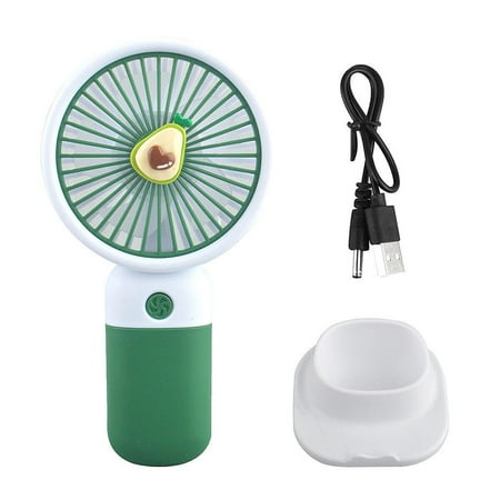 

Outdoor Portable Phone Holder Plastic Small Cooler Hand-held Fans Cooling Fans Folding Desk Fan GREEN