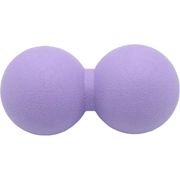 Hard Peanut Massage Ball, Double Lacrosse Massage Ball Deep Tissue Massage Roller Mobility Ball for Physical Therapy Myofascial Release Muscle Relaxer Acupoint Massage (Blue)