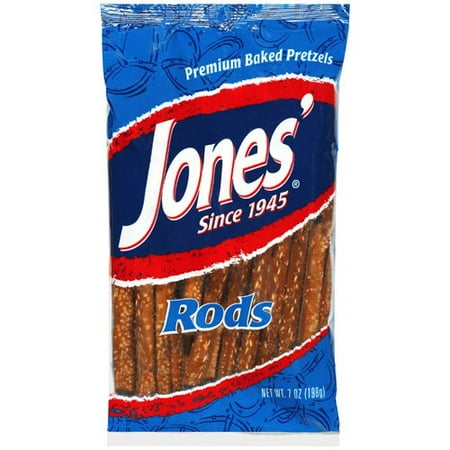 Jones Rods Pretzels, 7 oz