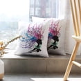 thumbnail image 6 of LALILO Throw Pillow Covers African Woman African Hair Head Art Cushion Cover 18" x 18", 2 Pack, 6 of 6