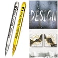 thumbnail image 4 of Musbetu Graffiti Marker High Color-Saturation Waterproof Write Fluently Non-fading DIY Bright Color Metallic Marker Pen Signature Pen Home Supply, 4 of 7