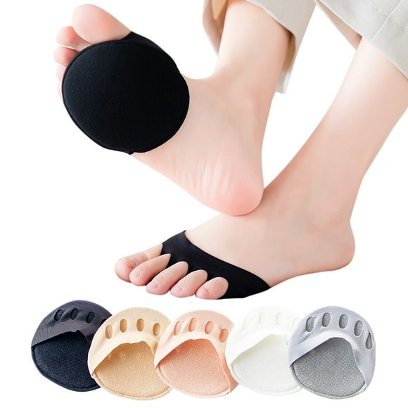 Protectores de antepié Almohadillas de cinco dedos para el antepié para hombres y mujeres, protector Tomshoo Protectores de antepié