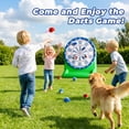 thumbnail image 5 of Fun Pool Toys  Inflatable Dart Board Toss Water Game Swimming Float Beach Yard Outdoor Play Summer Birthday Party Sport Gift 3 4 5 6 7 8 9 12 Yrs Boy Girl Teen Adult Family-green, 5 of 8