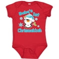 thumbnail image 3 of Inktastic Baby's 1st Chrismukkah with Cute Baby Penguin and Snowflakes Boys or Girls Baby Bodysuit, 3 of 5