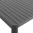 thumbnail image 4 of Modway Tahoe Table à Manger Extensible en Aluminium pour Patio Extérieur, Gris, 4 of 10