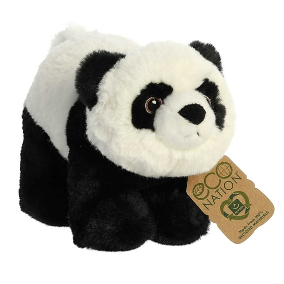 Aurora - Small Black Eco Nation - 9" Panda - Responsibly Made Stuffed Animal