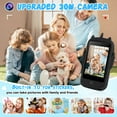 thumbnail image 5 of TOPCHANCES Kids Toys Phones, Toddlers Smart Cell Phone with 19 Educational Games, Camera, MP3 Music Player, Phone Calls, Xmas Birthday Gifts Electronic Learning Toy for Boys Girls Age 3-12 ( Black ), 5 of 9