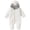 White, variant on YDFCWXW Winter Snowsuit Baby Fleece Warm Jumpsuit Outwear Romper Clothes Girls Boys (White, 3-6 Months)