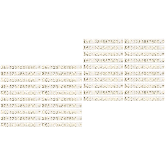 unbranded 40 Pcs Price Tag Cube Plastic Sale Price Display Tags for Retail Stores Shopping Mall