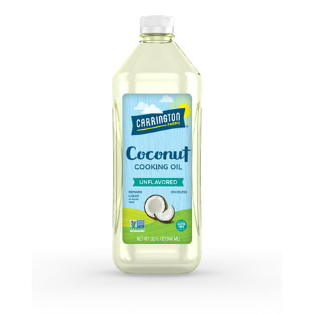 Carrington Farms Coconut Cooking Oil, 32 Fl Oz (Best Liquid Coconut Oil)