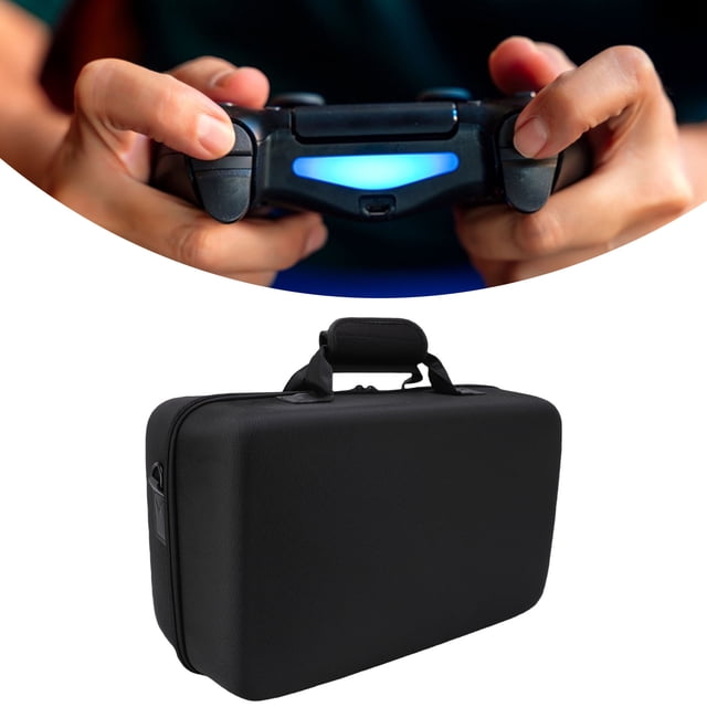 Console de Jeu Coque Rigide Étui de Transport Sac de Rangement Portable pour Manette de Console Base Verticale Câbles d'Écouteurs Accessoires